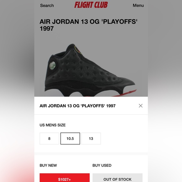 AIR JORDAN 13 OG 'PLAYOFFS' 1997 | SIZE 10 - Picture 13 of 13